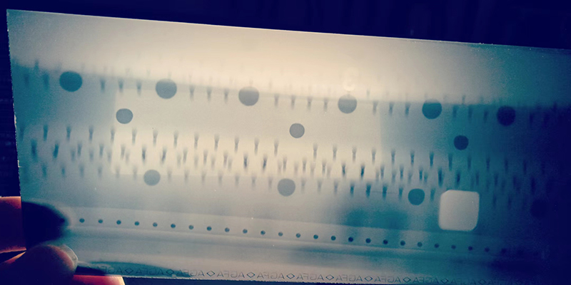 射线底片在评定中